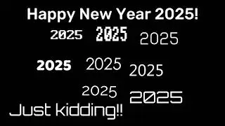 Happy New Year 2025!