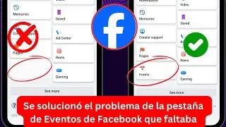 Solución del problema de la pestaña de eventos que falta en Facebook