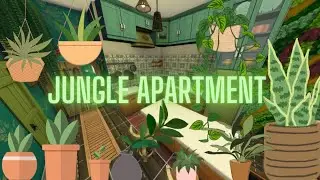 Jungle Apartment || (No CC)  || Sims 4 Speed build