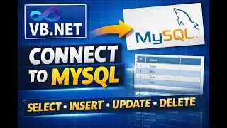 Programming language connecting to a Mysql database with vb. Net and querys
