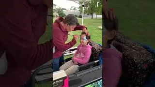 Belley Gets her Face Painted