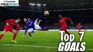 TOP 7 BEST GOAL : eFootball Pes 2021 Mobile - Android Gameplay #58