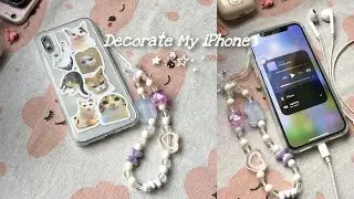 Decorating my iPhone XS ☁️✨ aesthetic vlog✨ camera test + accessories