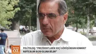 Politoloq: Prezidentlərin Soçi görüşündən konkret nəticələr əldə oluna bilər