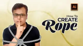 How To Create Rope Brush In Illustrator | Adobe Illustrator Tutorial Hindi | Graphinir