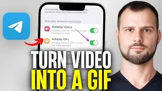 How To Turn A Video Into A GIF On Telegram | Easy Tutorial