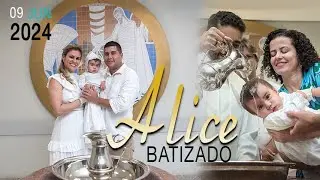 Retrospectiva de fotos do Batizado da Alice