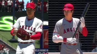 「MLB The Show 22」で実現，投手・大谷翔平vs.打者・大谷翔平