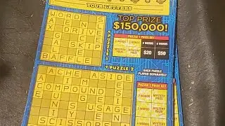 Live part 2 -Lottery cossword Scratchers