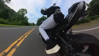 ZX-6R heat wave ride 🥵
