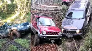 Suzuki Jimny vs Jeep Grand Cherokee WJ & WK