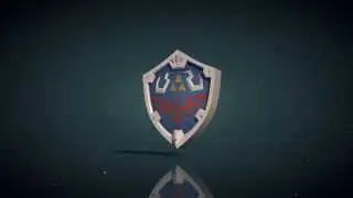 Link's Hylian Shield (Zelda) - 3D animation