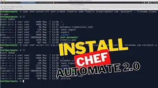 How to install automate and chef infra server