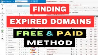 How to find Expired Domain using Free & Paid Methods