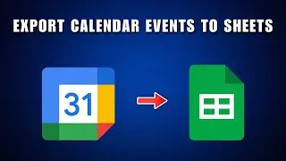 How to Export Google Calendar ICS & Import to Google Sheets 2026