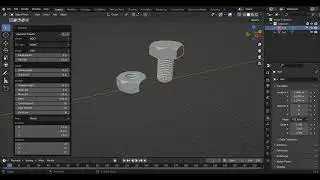 A very short blender tutorial on creating bolts and nuts using the blender's in-built add-on