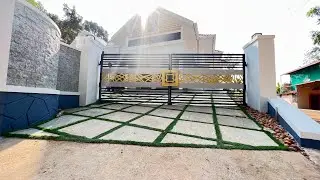 Automatic gate opener installation|Our on gate manufacturing unit|remote control gate