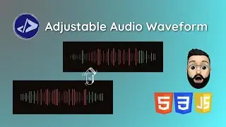 Audio Waveform | Customized Dev | Adjustable Audio Waveform using HTML, CSS & JavaScript