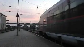 Train action at Komárom station