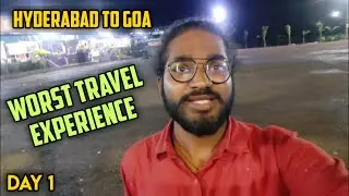 Hyderabad To Goa Vlog Day 1 | Worst Travel Experience | Telugu Goa Vlogs Day 1 | Sagar Travel Vlogs