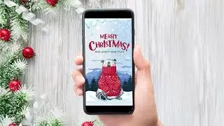 ANIMATED Christmas eCard, Animated Christmas Video Card, Holiday Video Greeting Card, Holiday Card