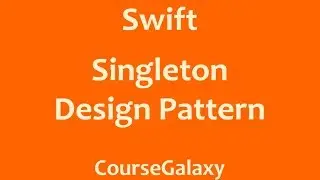 Singleton Design Pattern In Swift
