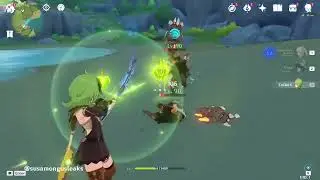 Genshin Dendro Reaction ( BLOOM ) COLLEI , KOKOMI , VENTI // Genshin Leaks / Genshin Impact Leak