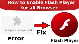 How to Enable Flash Player for all Websites | Enable Adobe Flash Player | Adobe flash |Tricks Zone