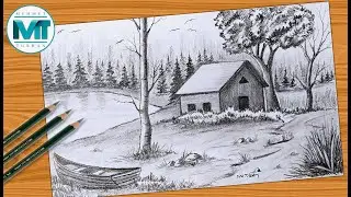 KARAKALEM GÖL KENARI MANZARA ÇİZİMİ - MEHMET TURHAN