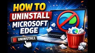 How To  UNinstall Microsoft Edge In Windows 11 (In  2026)