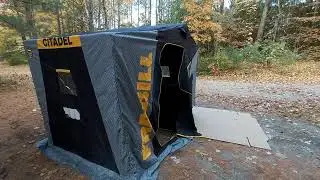 Frabill Ice Hut set up (Citadel)