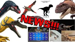 NEWS!!! New Mattel Therizinosaurus, Ceratosuchops, Kryptops & more revealed!!! & much more!!!