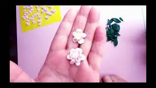 Tutorial flori de cires pentru decor din cartoane de oua
