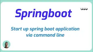 How to start up spring boot application via command line