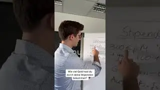 Wie viel Geld hast du durch deine Stipendien bekommen?