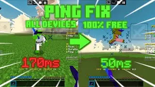 [NOT CLICKBAIT] How to fix your ping in Minecraft! 100% Work & Free
