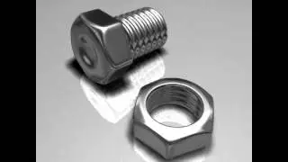 bolt and nut 3D model from CGTrader.com