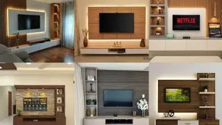 tv unite design || modern luxury tv unite design ideas 2023 || tv wall unit colour combination||