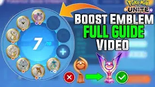 How to create best Boost Emblem set for every Pokemon! Full Guide video beginner to Advanced level