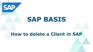 How to delete a client in SAP using SCC5 | SAP Basis Administration
