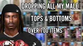 DROPPING ALL MY MALE TOPS & BOTTOMS