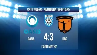 ЧЕМПІОНАТ МФЛ 5Х5 І ВИЩА ЛІГА І OASIS - ПВС І ГОЛИ МАТЧУ