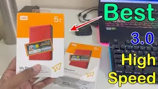 2023 Best External Hard Drive For LAPTOP/PC | WD 5TB My Passport Portable Hard Disk Drive USB 3.0