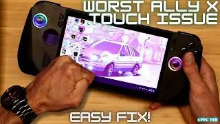 The Most Annoying Touchscreen Issue On The Ally X & How I Fixed It - Works On All Handhelds!
