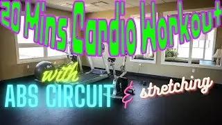 Get Fit Fast: 20 Minute Cardio + Fresh Abs Workout! #cardio #motivation #workout #abs #homegym