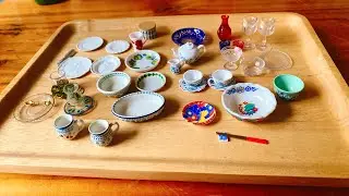 あこがれの食器コレクション開封していくよ🙌🍽️✨ #リーメント ＃ぷちサンプル #ミニチュア
