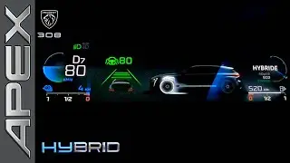 PEUGEOT 308 PLUG-IN HYBRID GT (225 HP) - i-COCKPIT 3D SCREEN (2022)