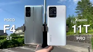 POCO F4 GT vs Xiaomi 11T Pro Camera 4K 60FPS Battle of the Champions!
