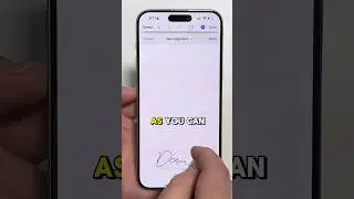 Sign Documents on your iPhone 🤩