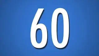 60 Second Countdown Timer - 1 Minute